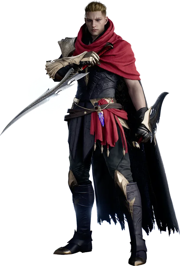 Assassin karakter çizimi